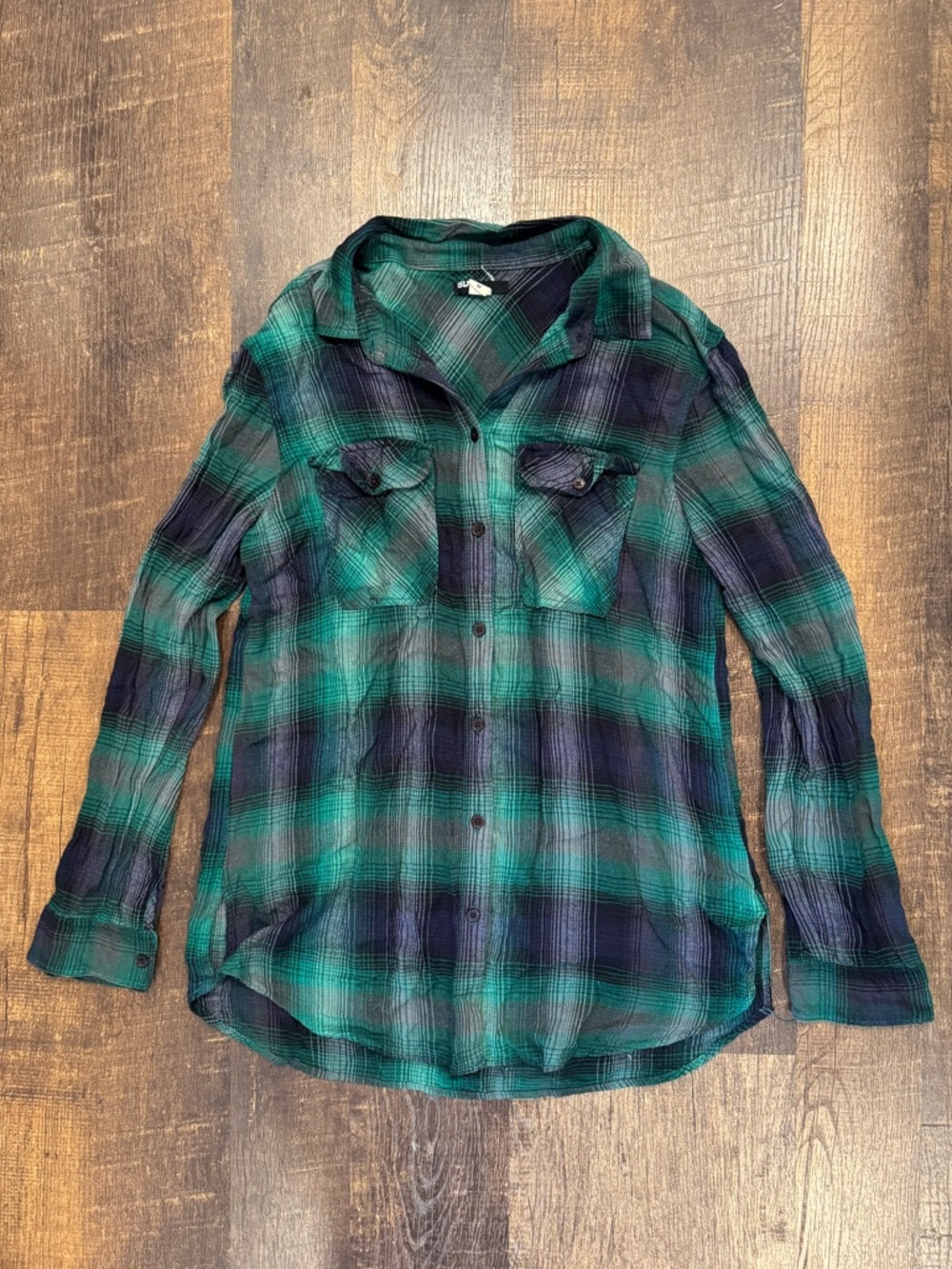 Urban outfitters plaid flannel shirt